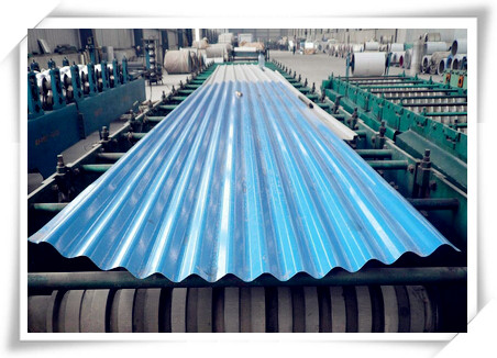 Coated Corrugated Steel Sheet