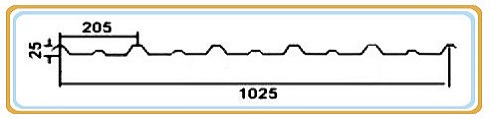 YX25-205-1025 drawing